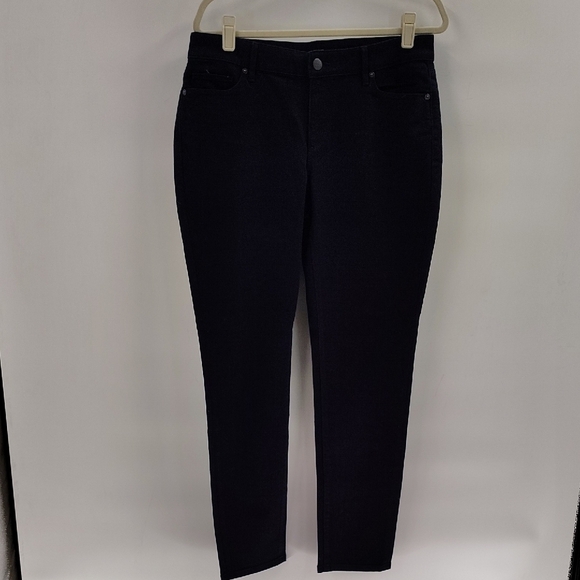 LOFT Denim - LOFT Curvy Skinny 10 Dark Wash Jeans Size 30 Stretch Mid Rise